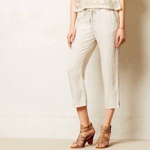 Anthropologie Striped Linen Pants-Size 29